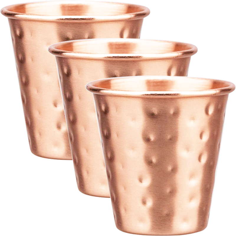 Copper Cocktail Mug - 3/4 قطع جديدة من أكواب النحاس