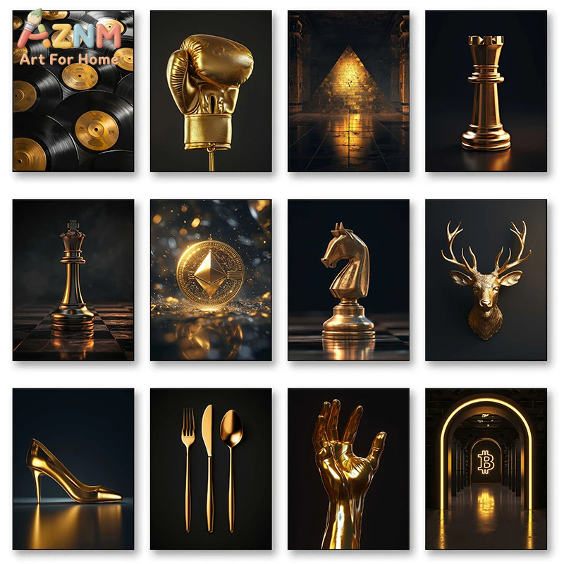Luxury Lifestyle Photography - لوحة فنية جدارية فاخرة بدون إطار