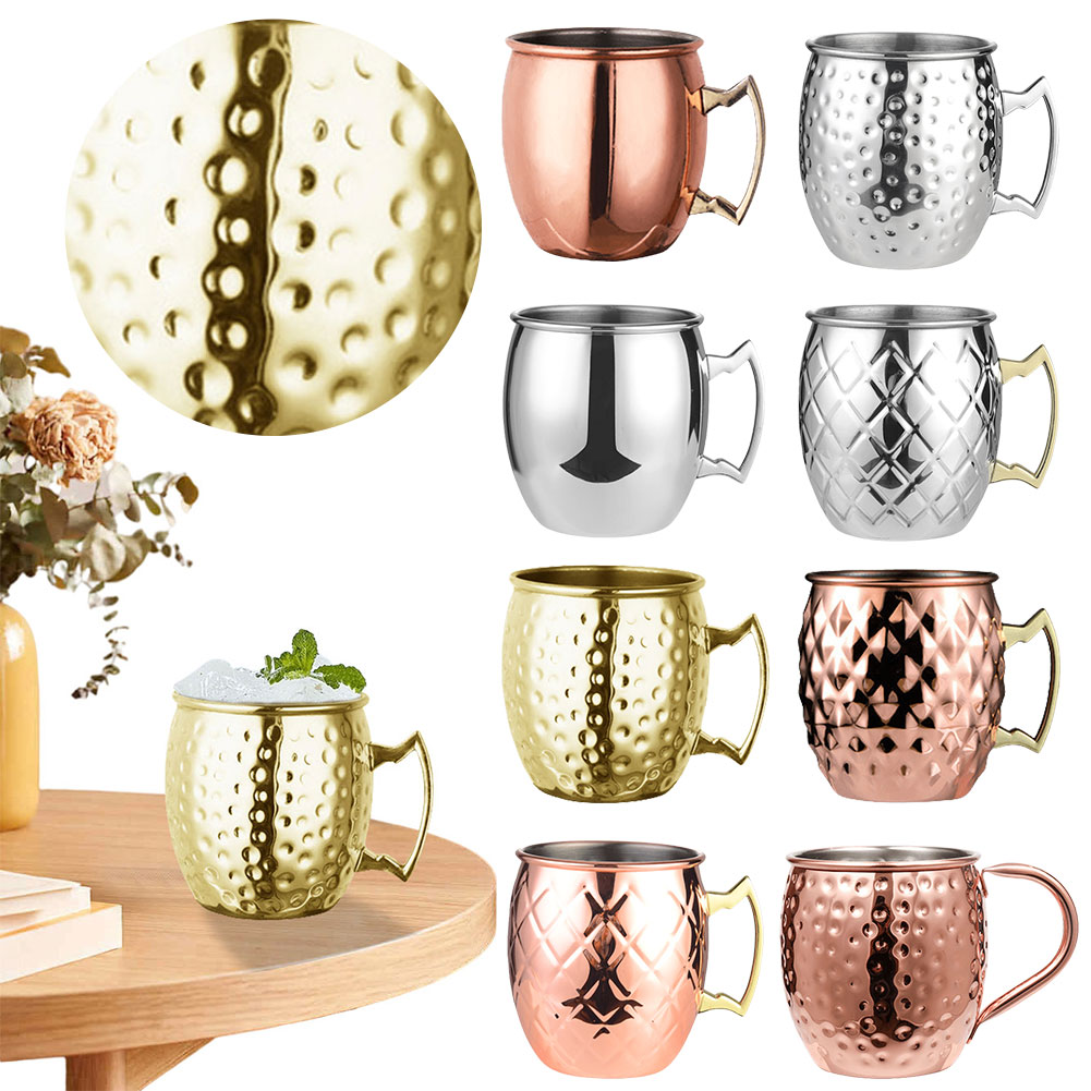Copper Cocktail Mug - كوب بغل بقر من الفولاذ المقاوم