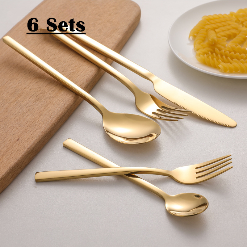 Gold Plated Cutlery - طقم أدوات مائدة ذهبية KuBac Hommi