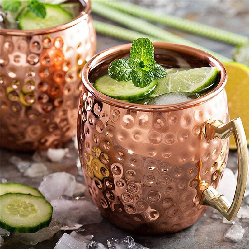 A98E-2X كوب موسكو ميول من الفو - مراجعة Copper Cocktail Mug وسعره