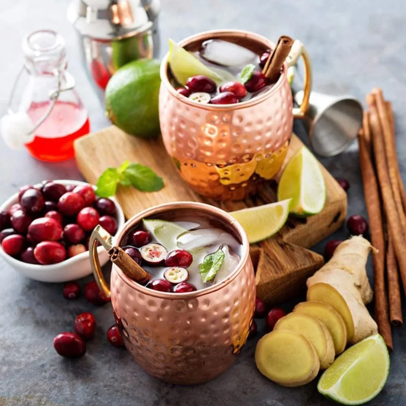 1-6 قطع أكواب كوكتيل نحاسية مط - مراجعة Copper Cocktail Mug وسعره