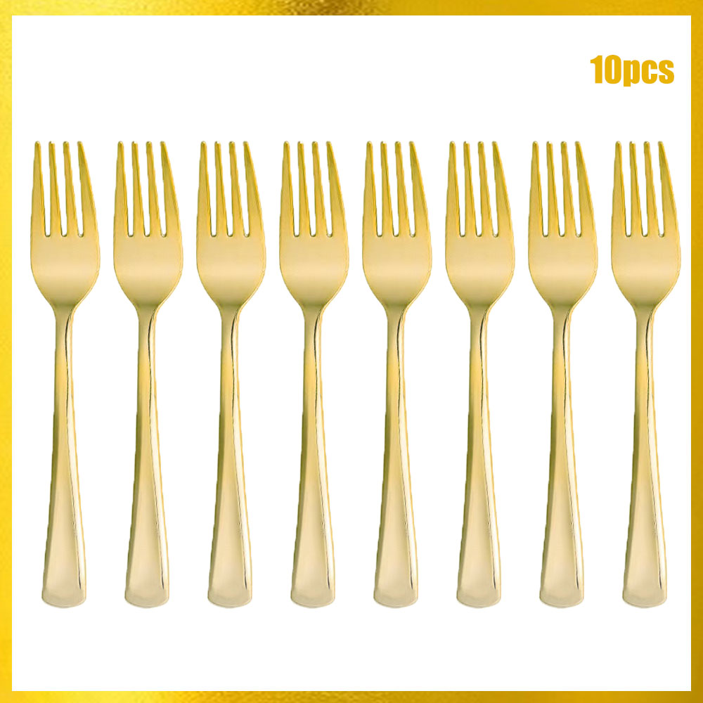 طقم أدوات مائدة ذهبي وردي للاس - مراجعة Gold Plated Cutlery وسعره