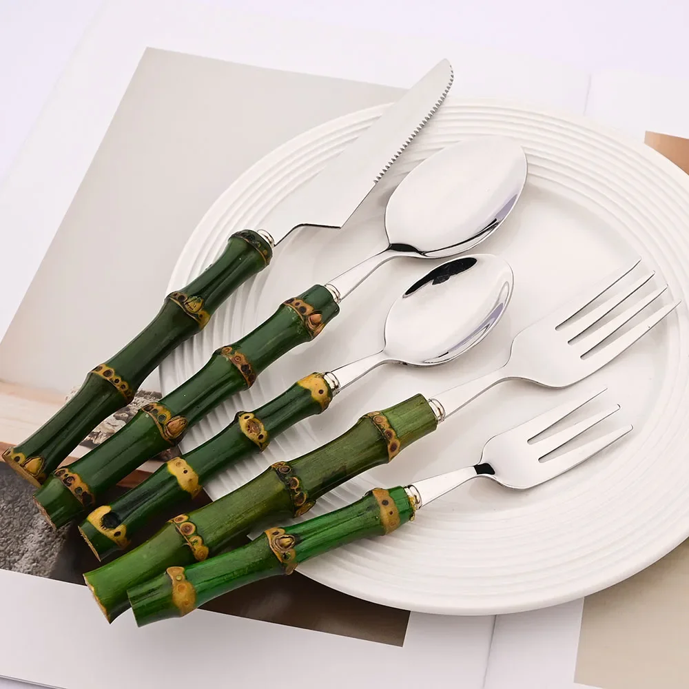 طقم أدوات مائدة من 5 قطع بمقاب - مراجعة Gold Plated Cutlery وسعره